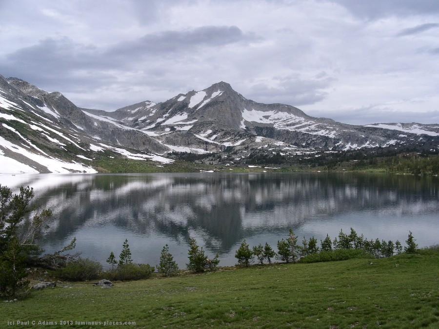 Lake in High Sierra Nevada
                Mountains California